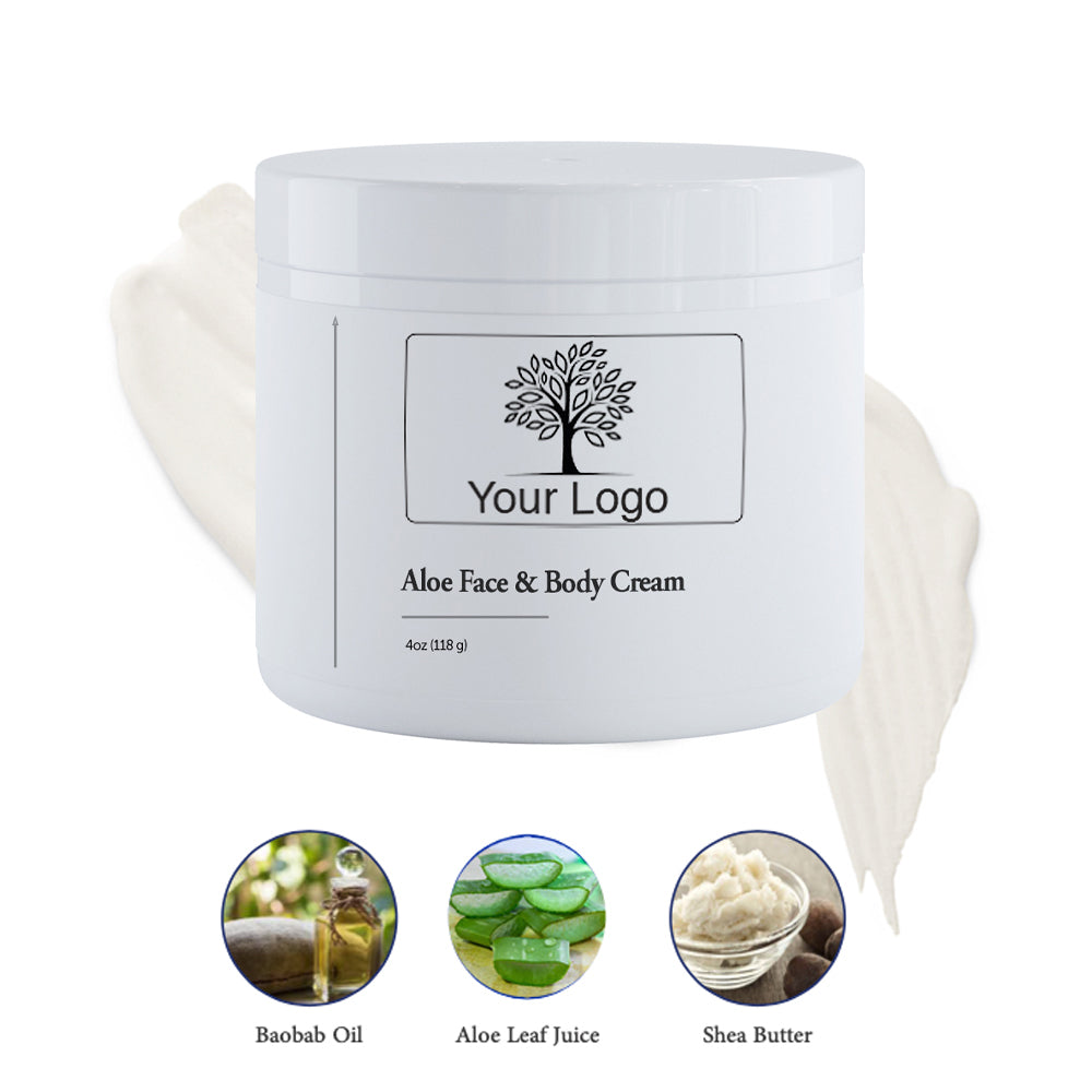 Aloe Face &amp; Body Cream - PLSF-499 | Skincare Florida | Private Label